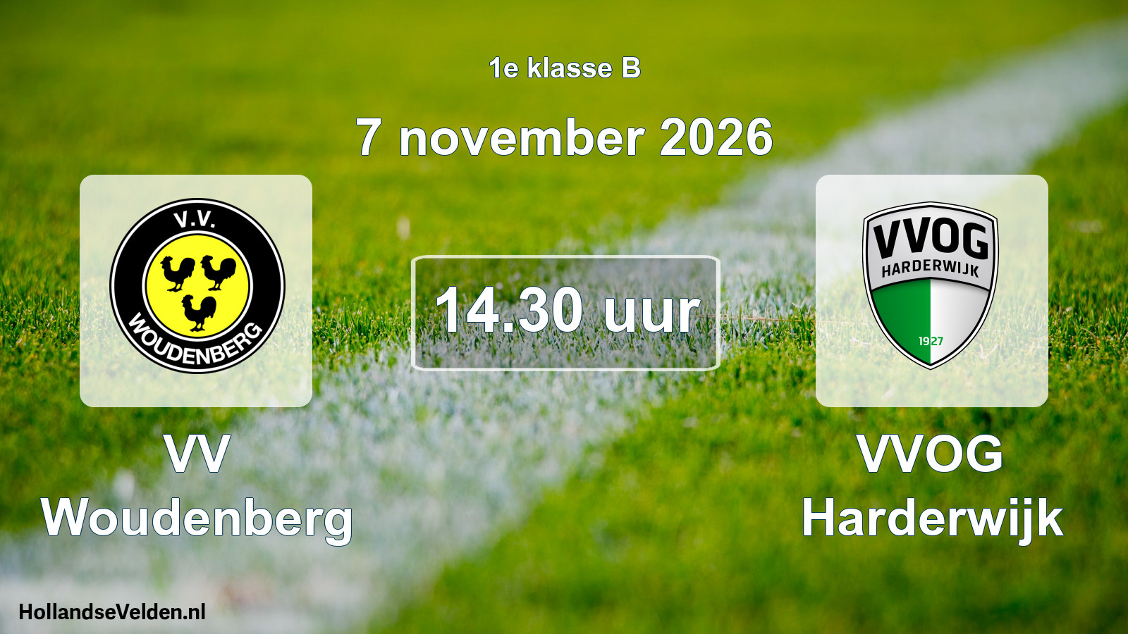 Scheduled Match: VV Woudenberg - VVOG Harderwijk (7 November 2026)