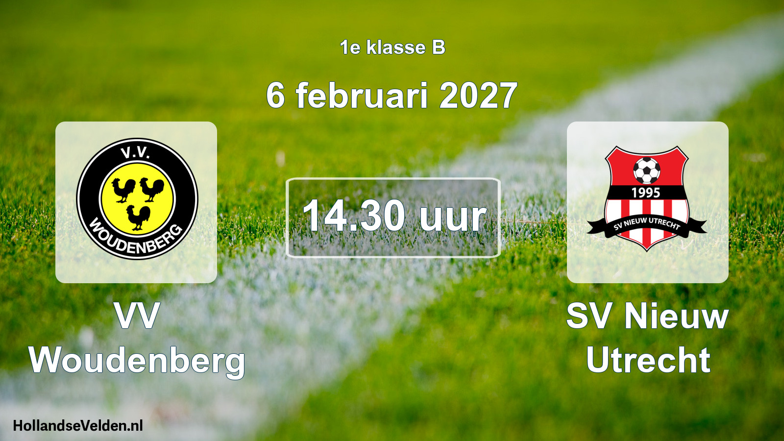 Geplande wedstrijd: VV Woudenberg - SV Nieuw Utrecht (6 februari 2027)
