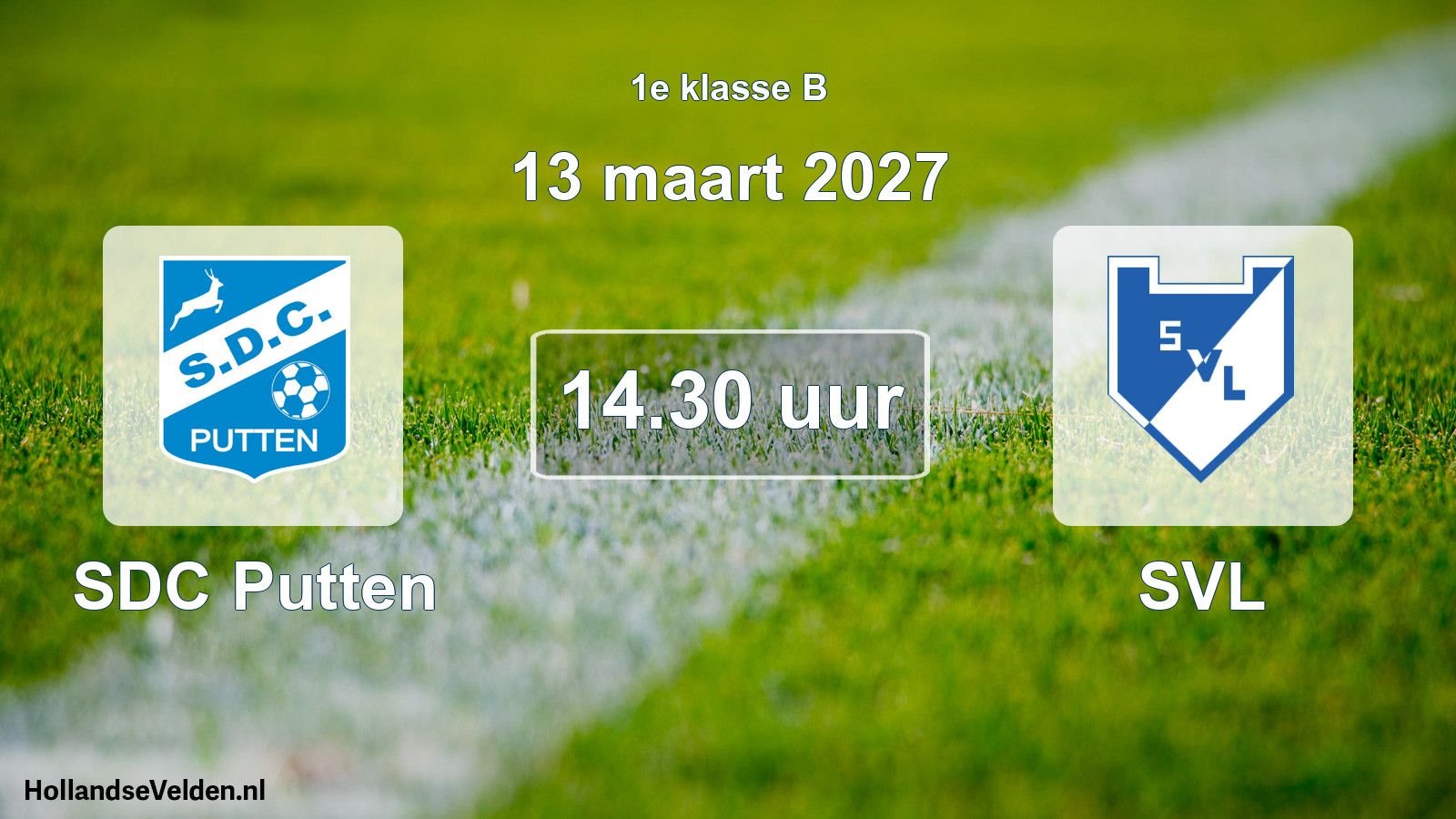 Geplande wedstrijd: SDC Putten - SVL (13 maart 2027)