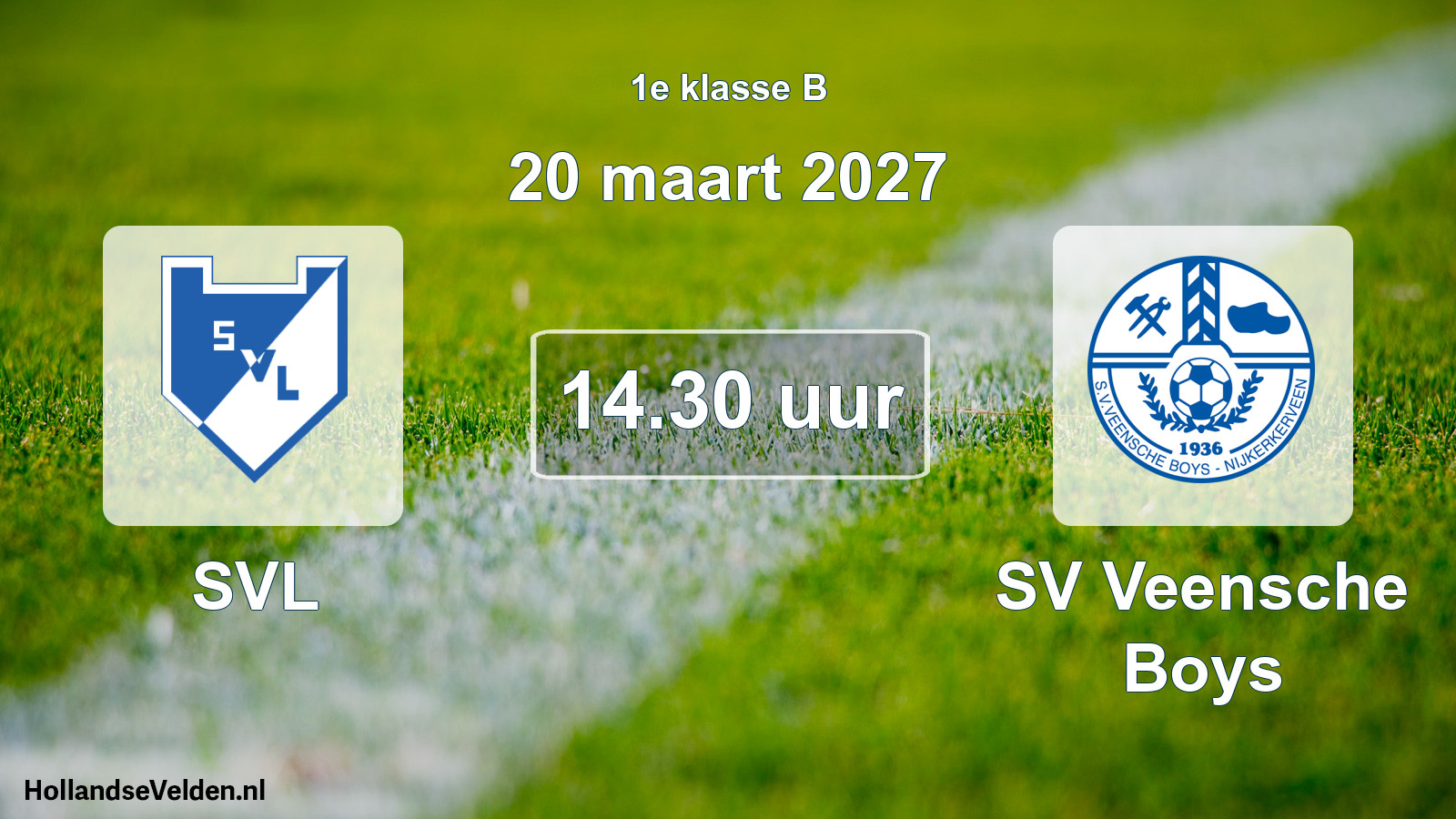 Geplande wedstrijd: SVL - SV Veensche Boys (20 maart 2027)