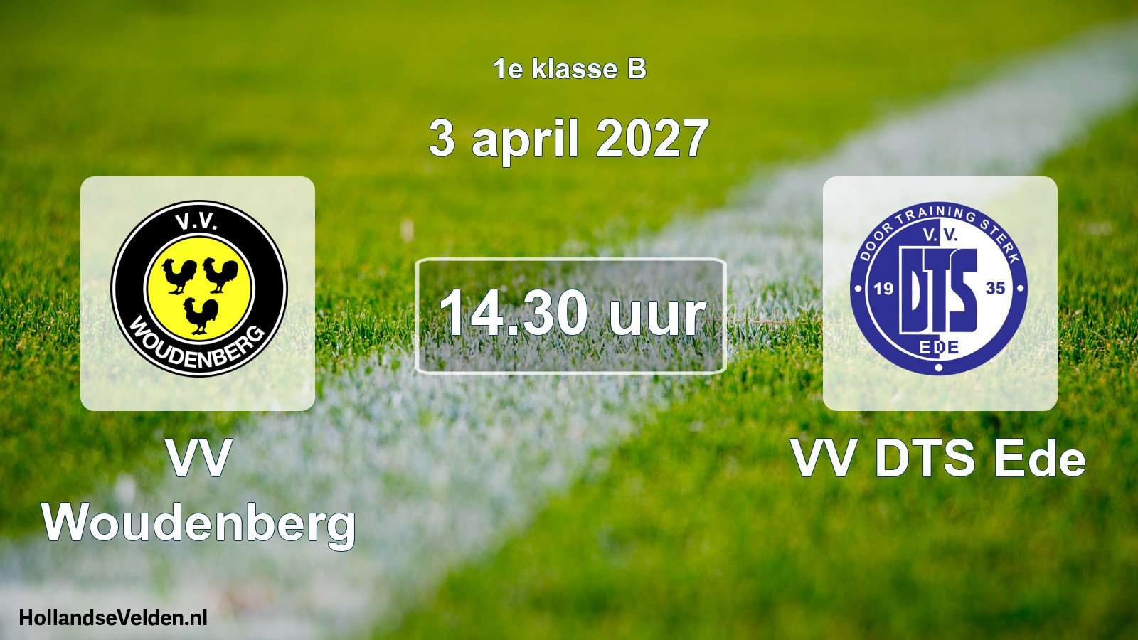 Scheduled Match: VV Woudenberg - VV DTS Ede (3 April 2027)