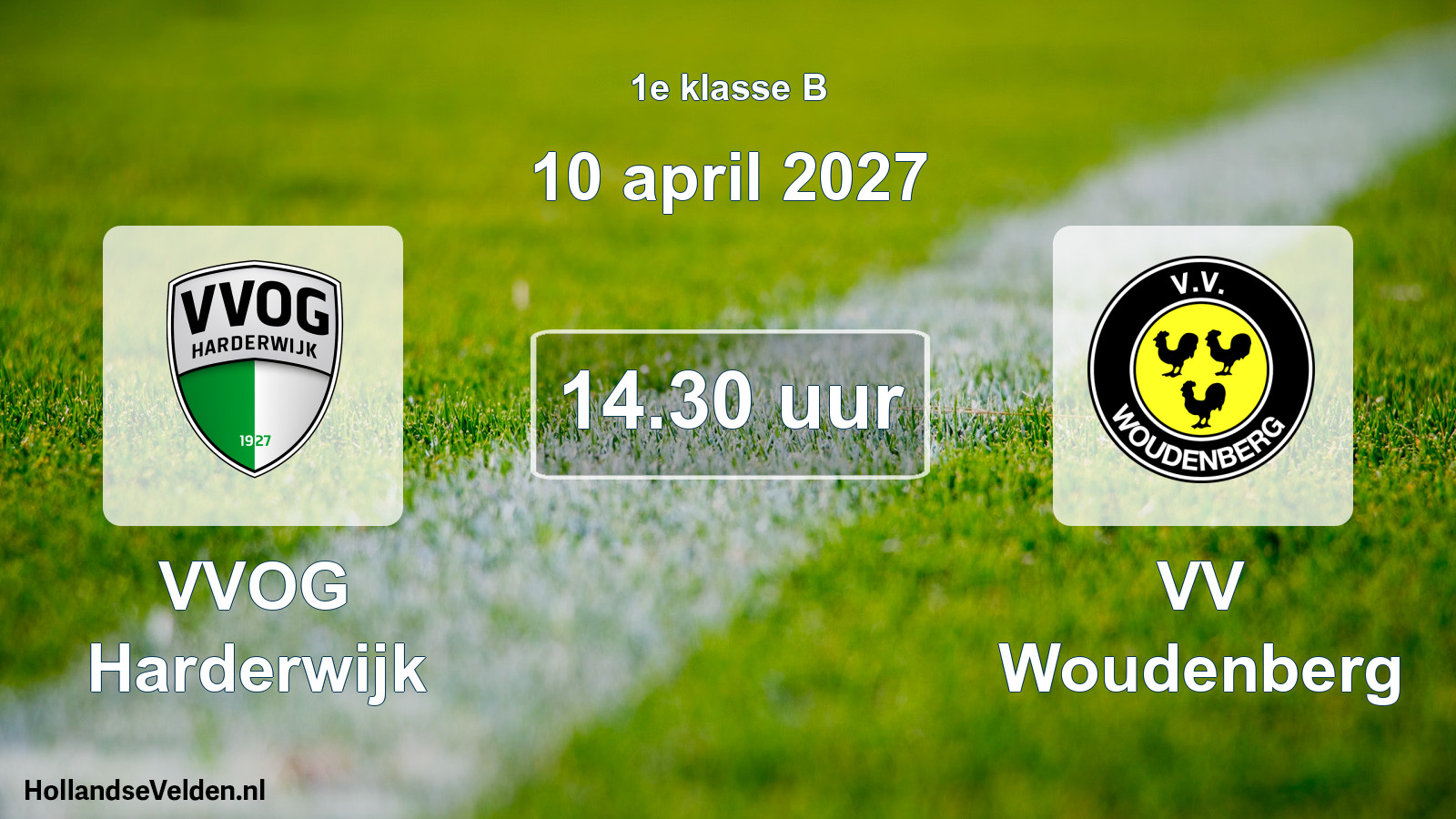 Scheduled Match: VVOG Harderwijk - VV Woudenberg (10 April 2027)
