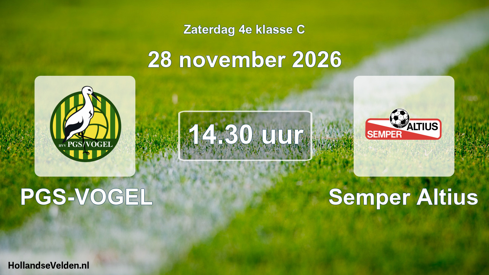 Scheduled Match: PGS-VOGEL - Semper Altius (28 November 2026)