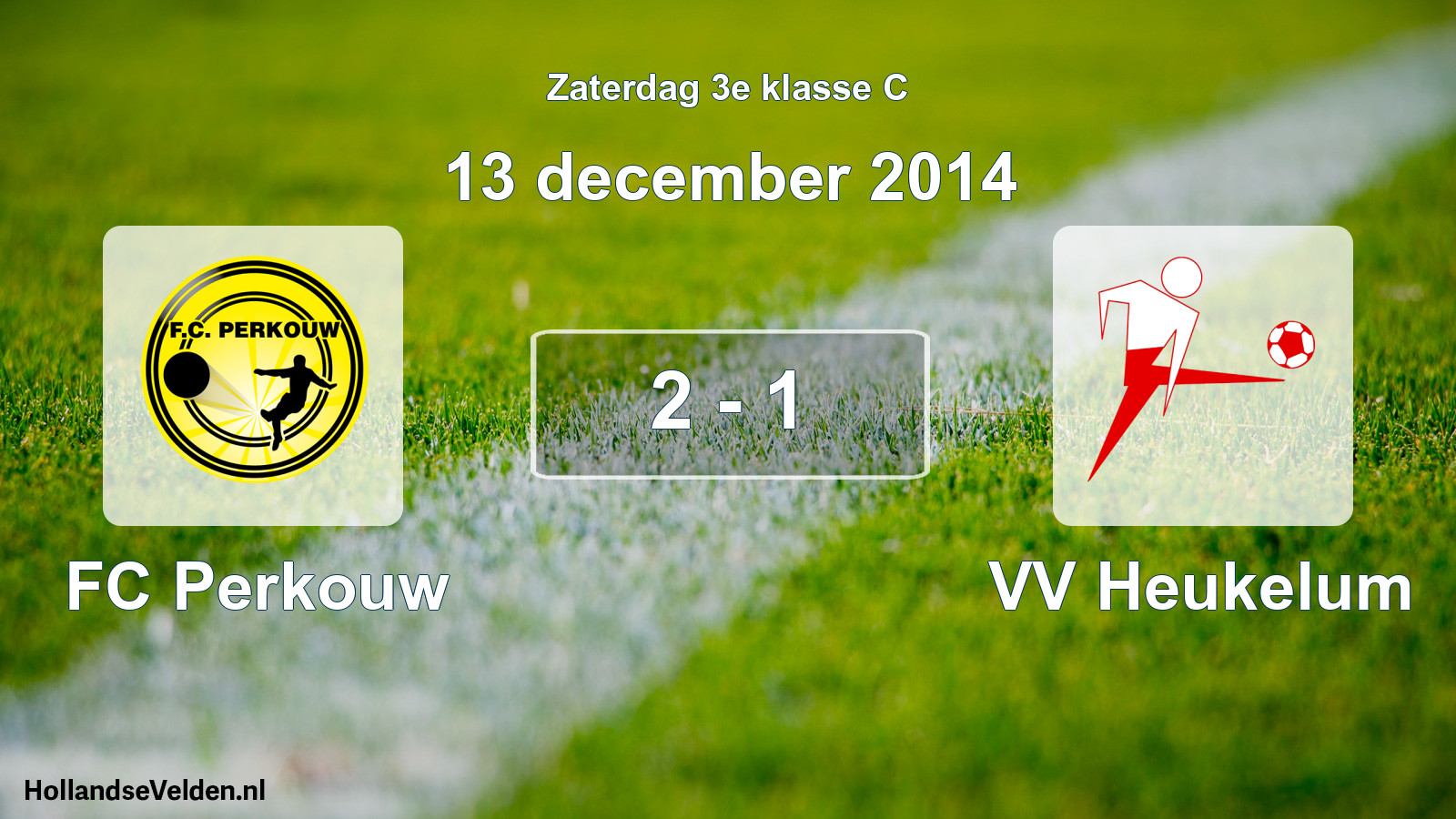 Total number of matches played: FC Perkouw - VV Heukelum 2 - 1 (13 December 2014)
