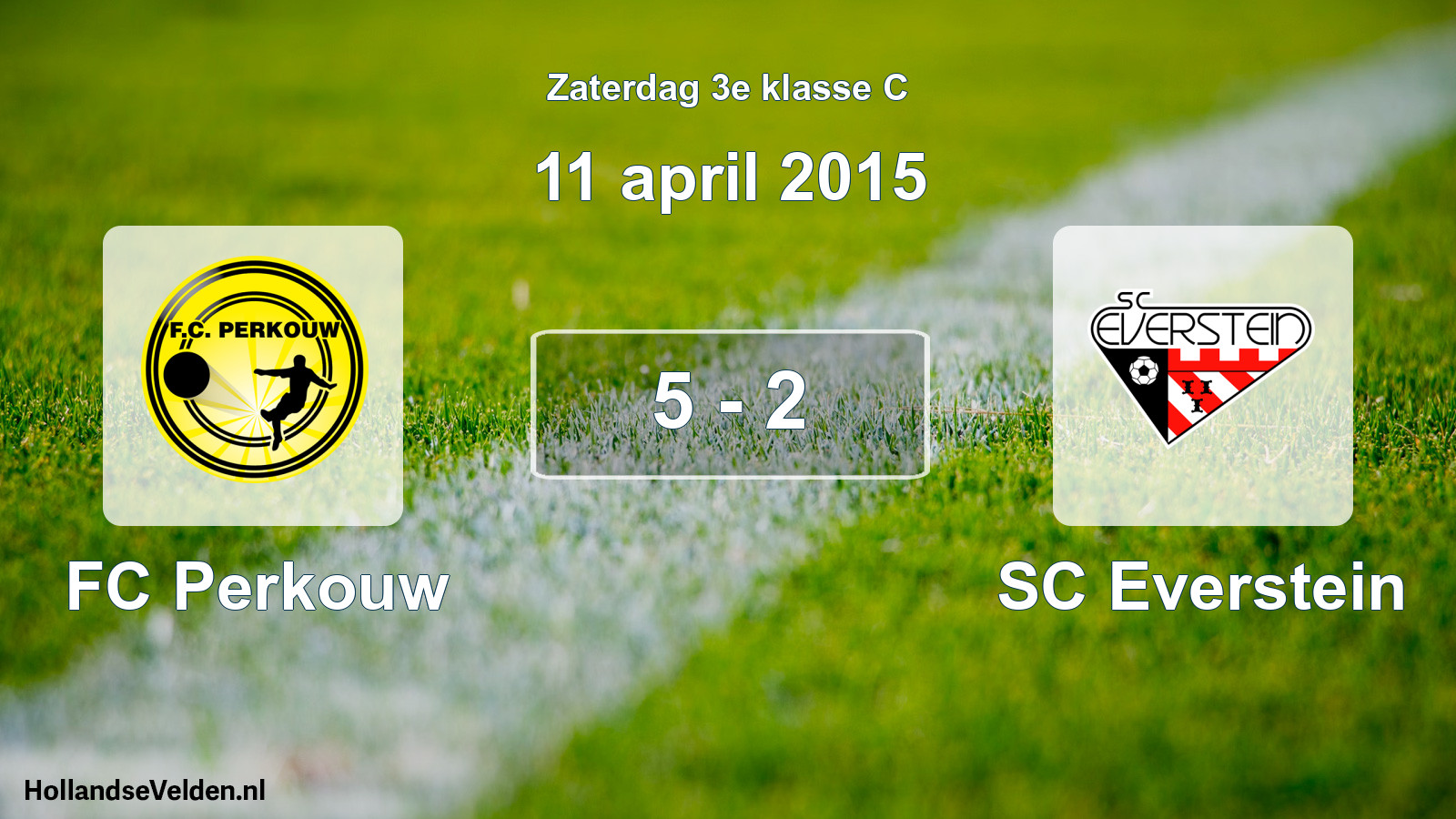 Total number of matches played: FC Perkouw - SC Everstein 5 - 2 (11 April 2015)