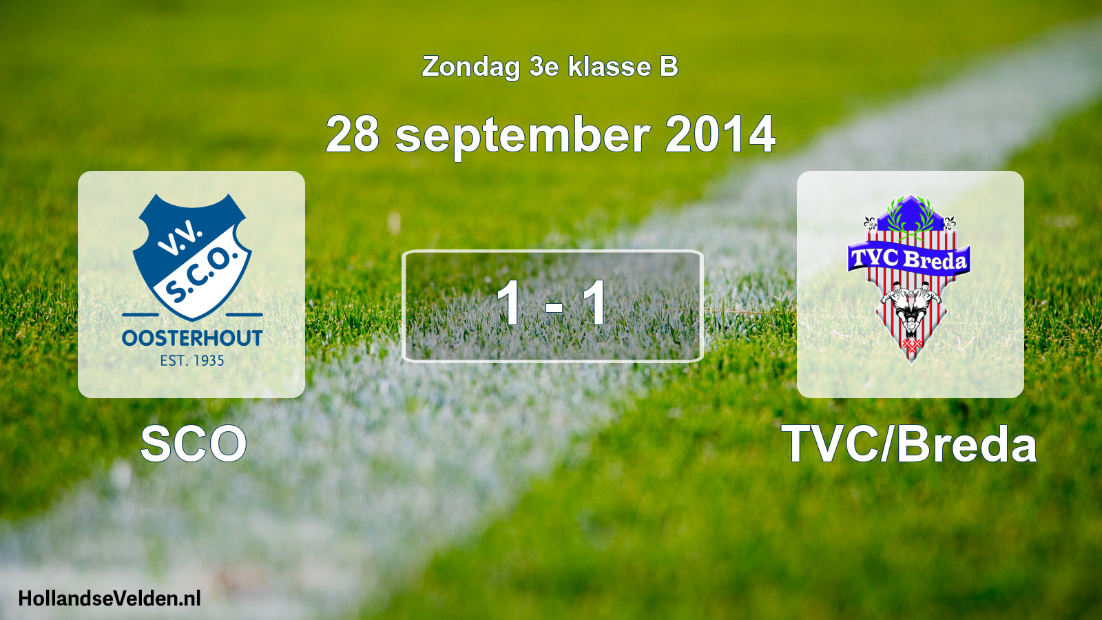 Total number of matches played: SCO - TVC/Breda 1 - 1 (28 September 2014)