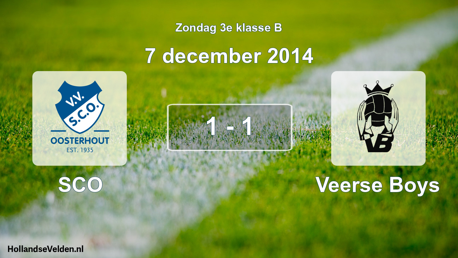 Total number of matches played: SCO - Veerse Boys 1 - 1 (7 December 2014)