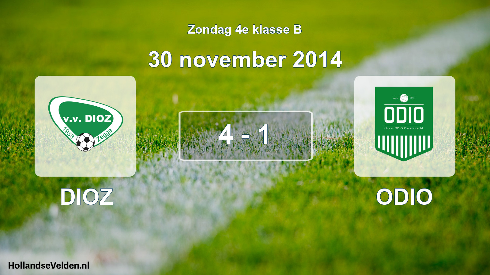 Total number of matches played: DIOZ - ODIO 4 - 1 (30 November 2014)