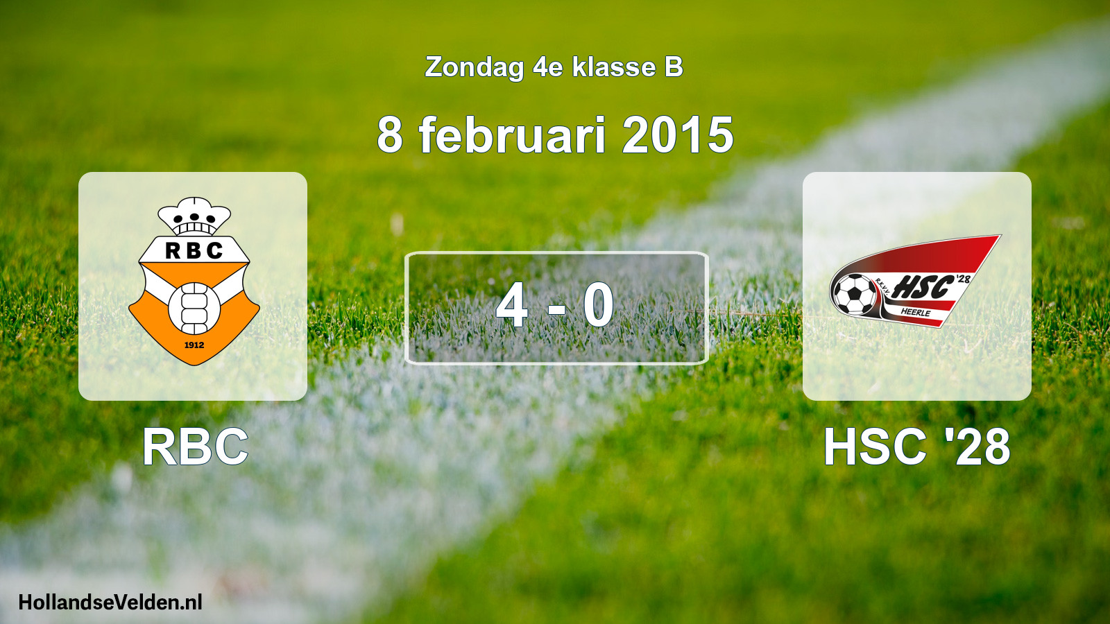 Total number of matches played: RBC - HSC '28 4 - 0 (8 February 2015)