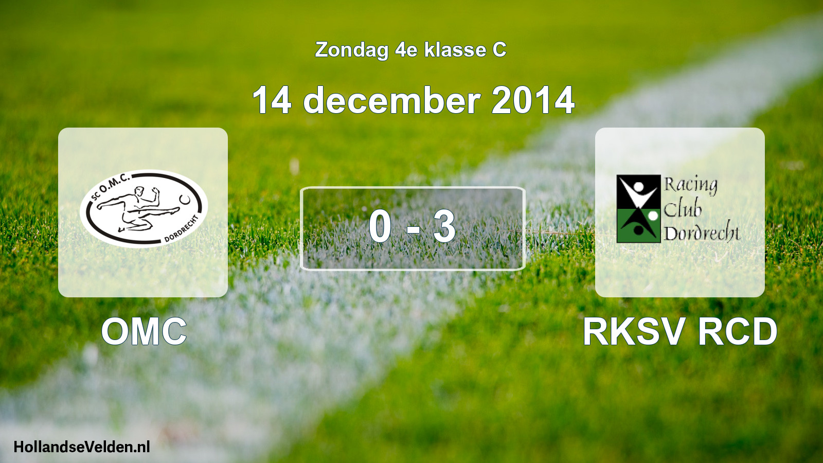 Total number of matches played: OMC - RKSV RCD 0 - 3 (14 December 2014)