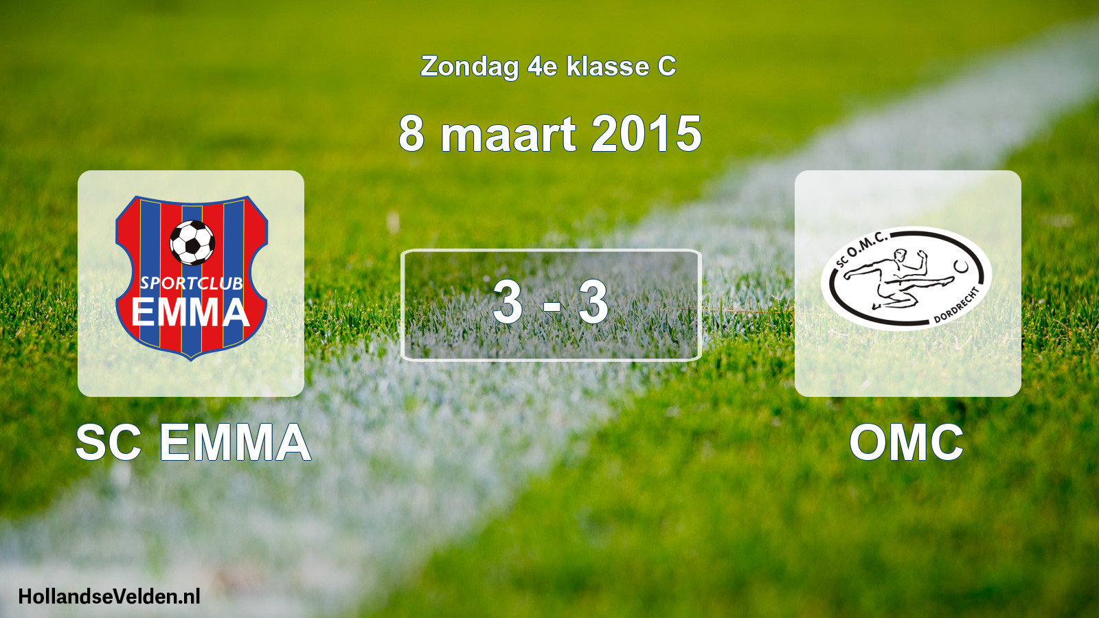 Total number of matches played: SC EMMA - OMC 3 - 3 (8 March 2015)