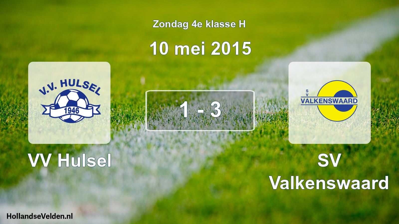 Total number of matches played: VV Hulsel - SV Valkenswaard 1 - 3 (10 May 2015)