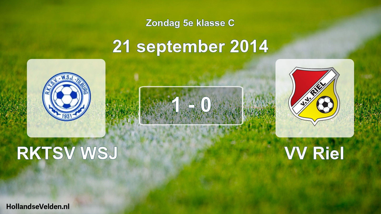 Total number of matches played: RKTSV WSJ - VV Riel 1 - 0 (21 September 2014)