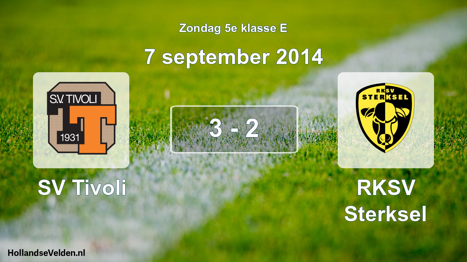 Total number of matches played: SV Tivoli - RKSV Sterksel 3 - 2 (7 September 2014)