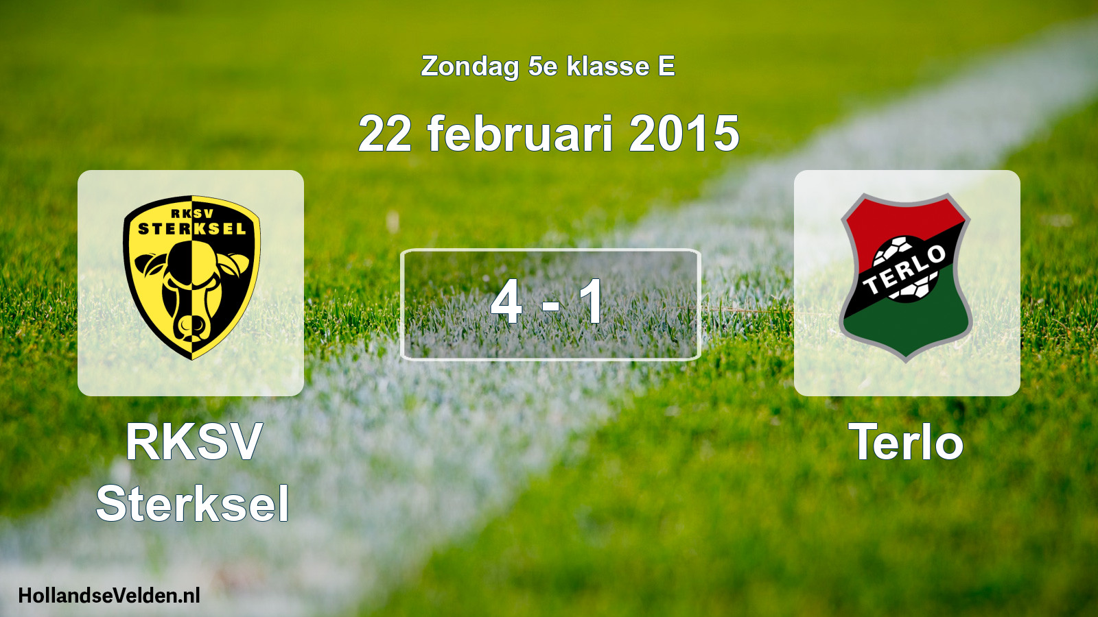 Total number of matches played: RKSV Sterksel - Terlo 4 - 1 (22 February 2015)