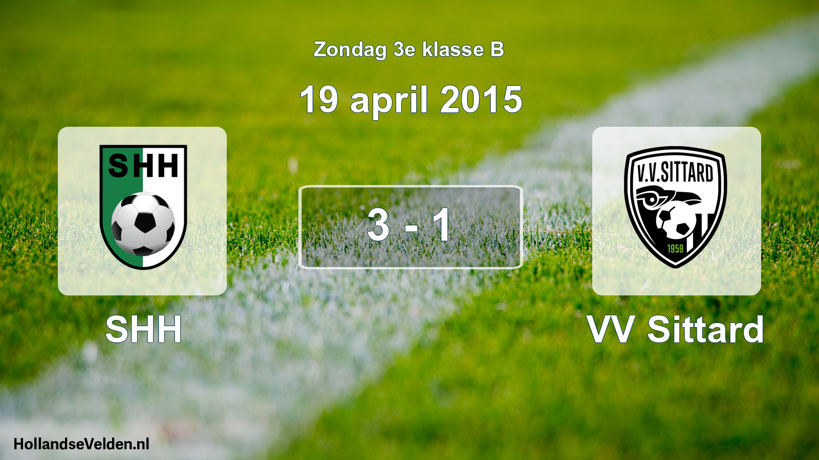 Total number of matches played: SHH - VV Sittard 3 - 1 (19 April 2015)