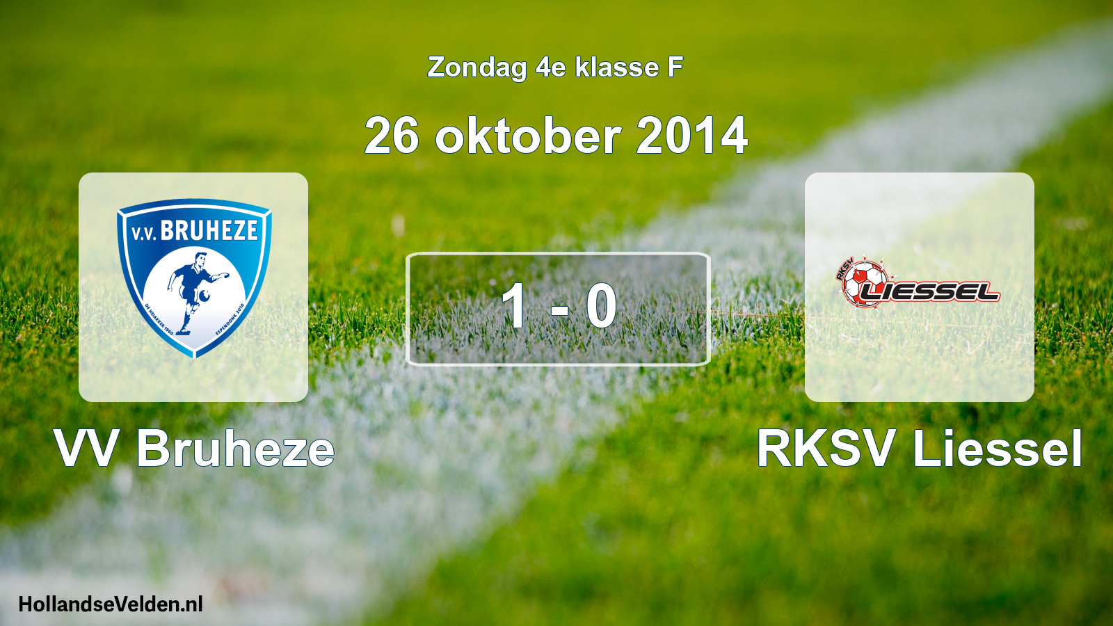 Total number of matches played: VV Bruheze - RKSV Liessel 1 - 0 (26 October 2014)