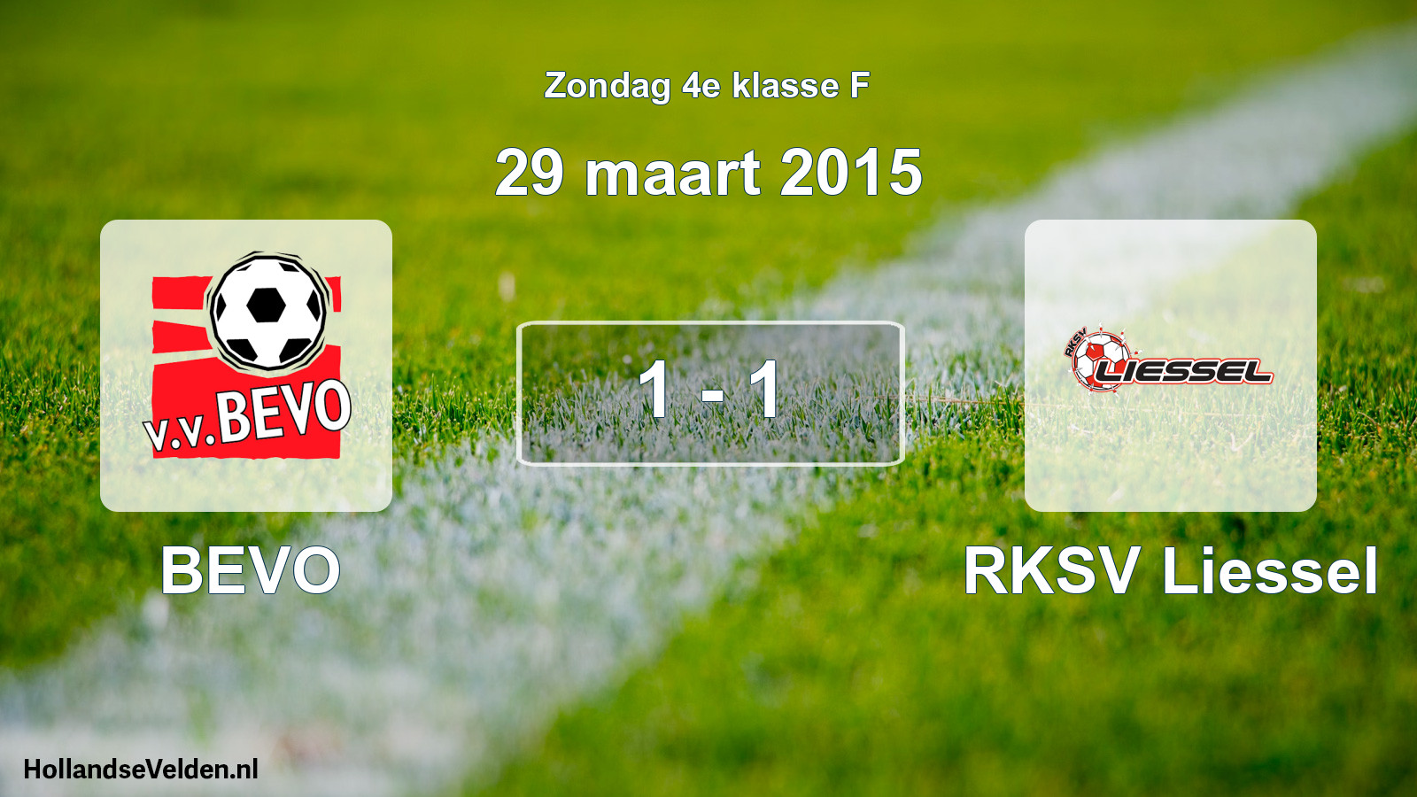 Total number of matches played: BEVO - RKSV Liessel 1 - 1 (29 March 2015)