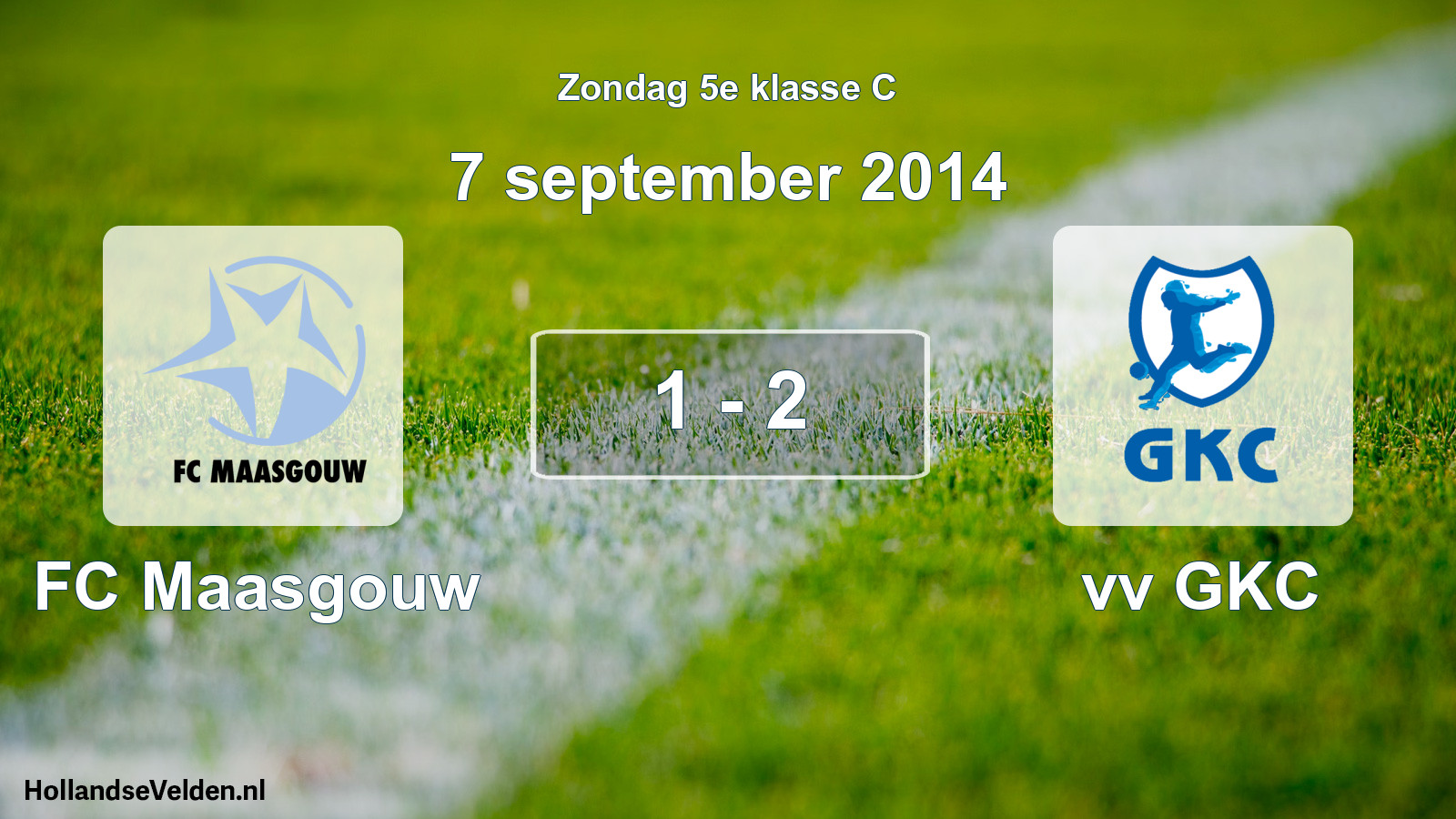 Total number of matches played: FC Maasgouw - vv GKC 1 - 2 (7 September 2014)