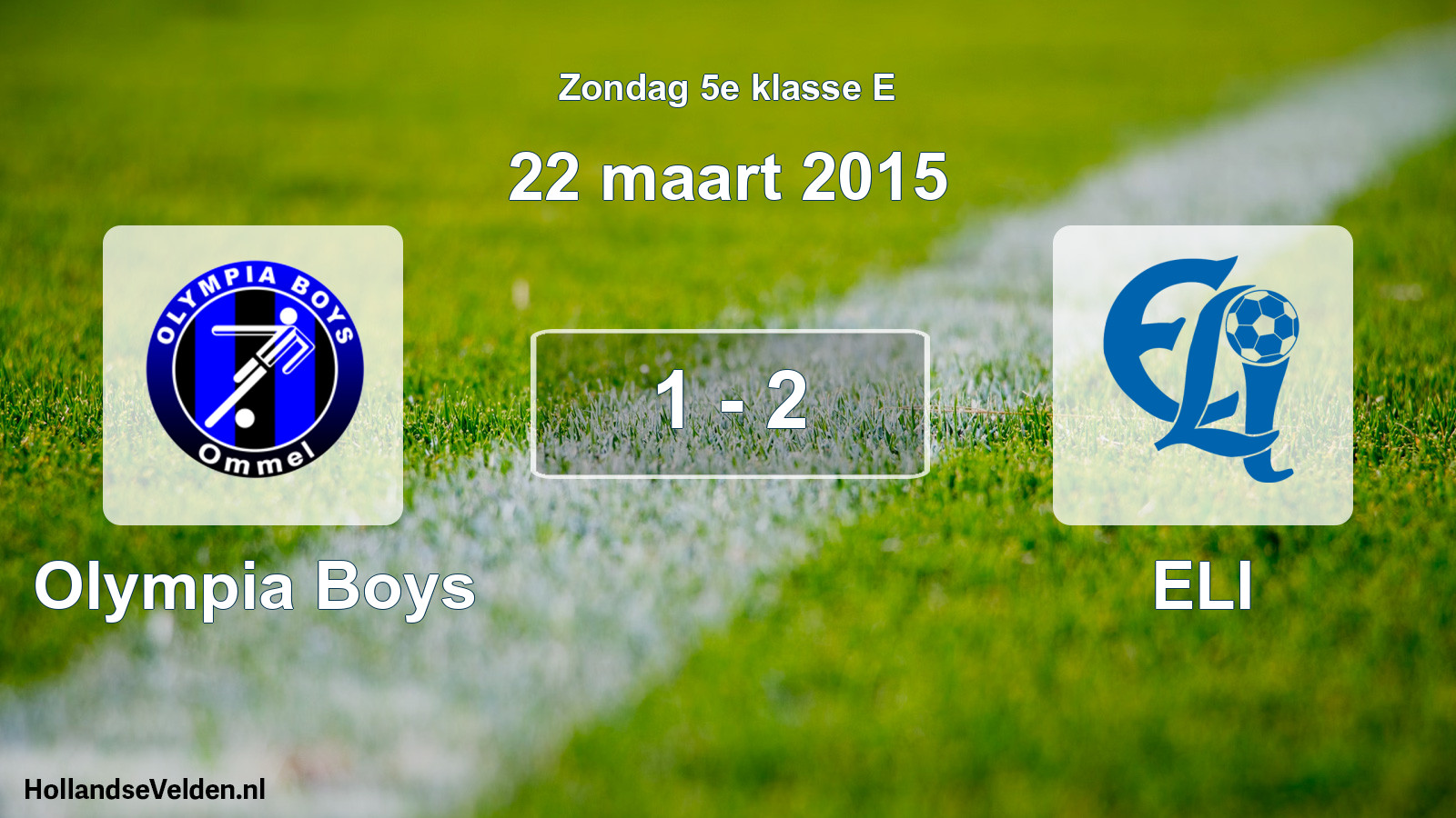 Total number of matches played: Olympia Boys - ELI 1 - 2 (22 March 2015)