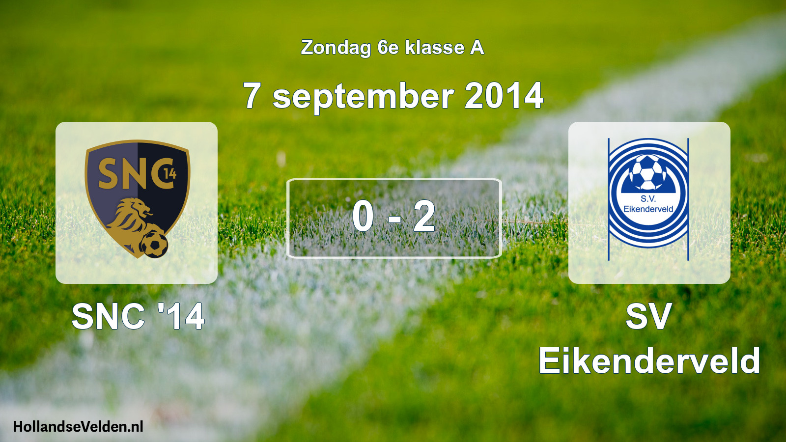 Total number of matches played: SNC '14 - SV Eikenderveld 0 - 2 (7 September 2014)