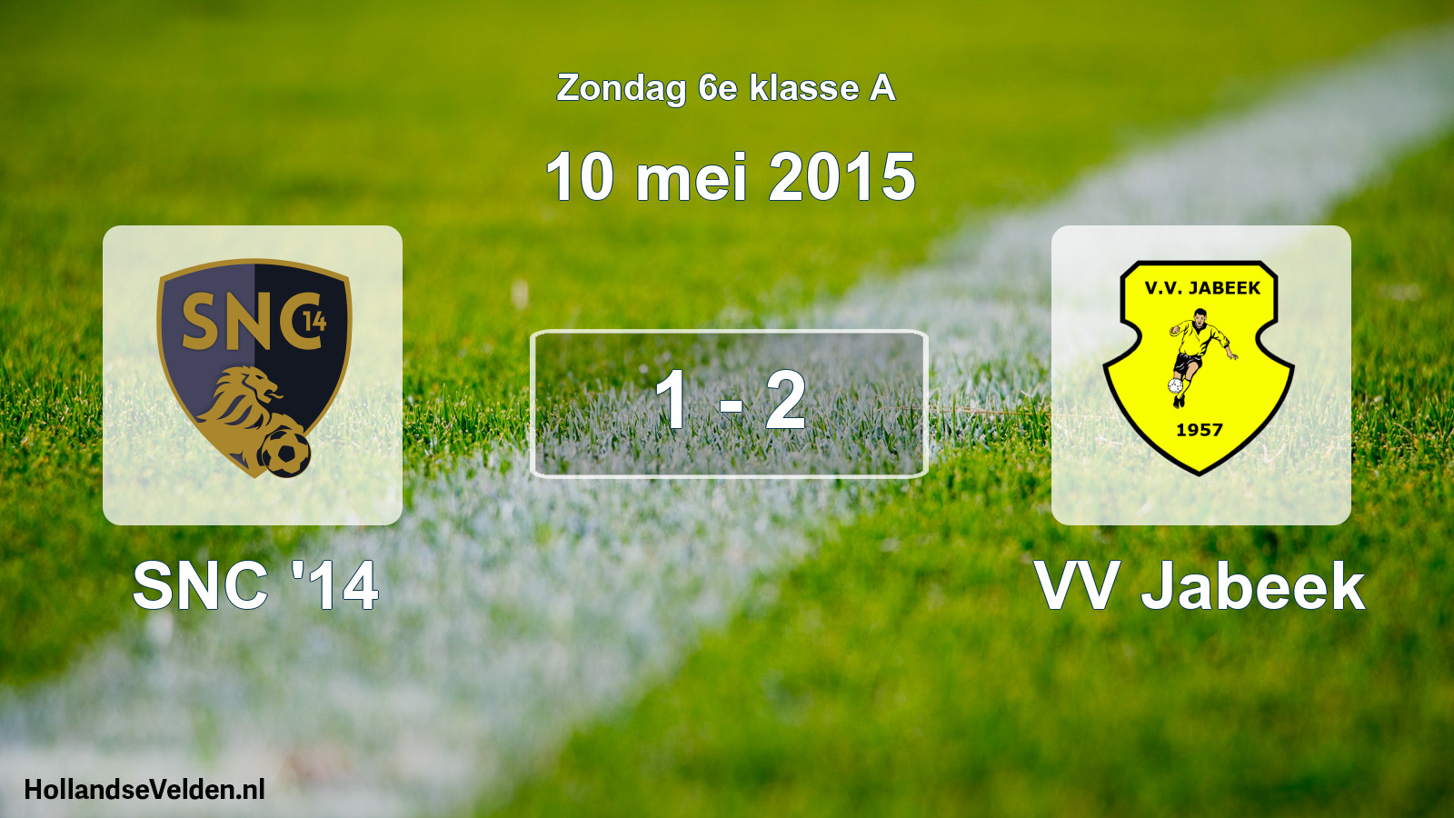 Total number of matches played: SNC '14 - VV Jabeek 1 - 2 (10 May 2015)