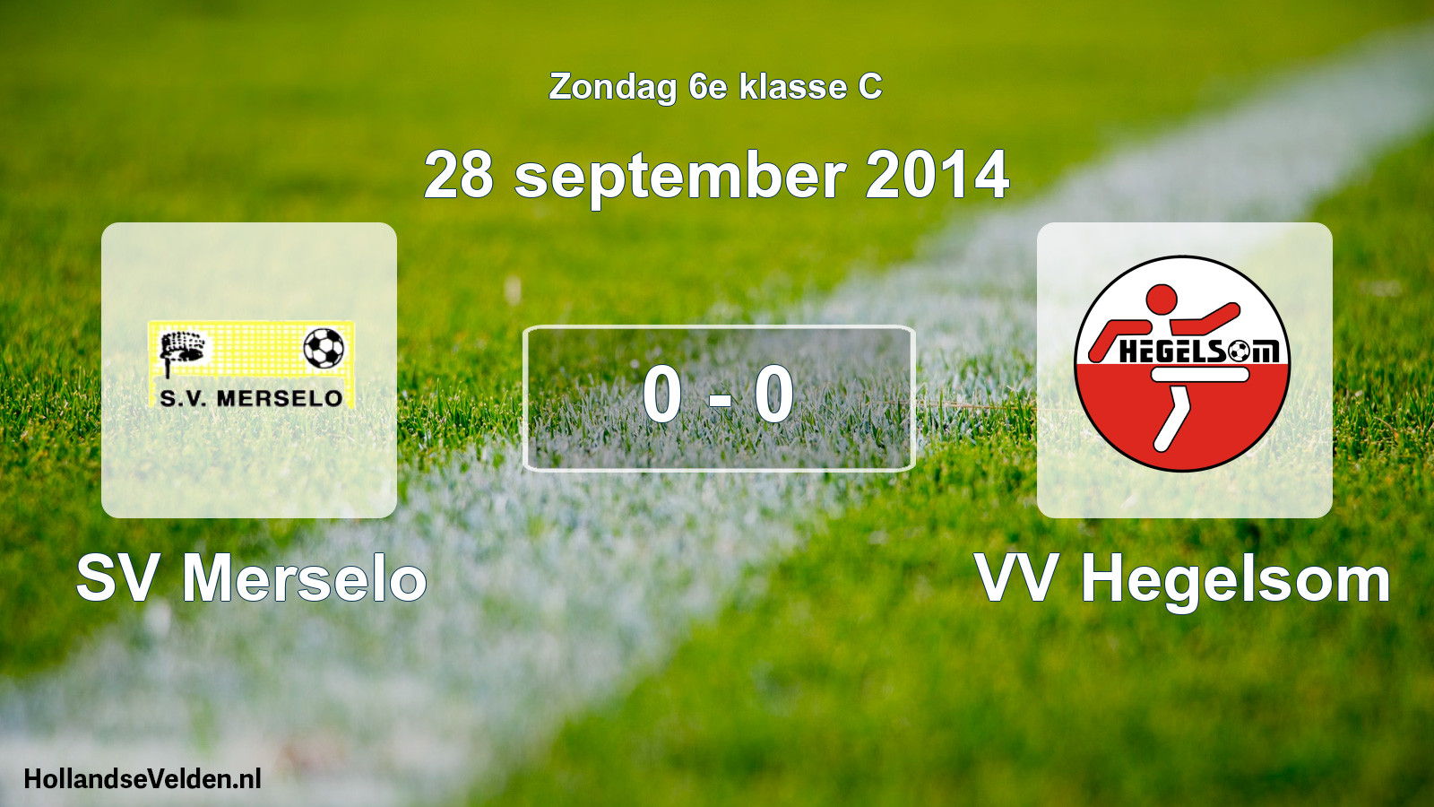 Total number of matches played: SV Merselo - VV Hegelsom 0 - 0 (28 September 2014)