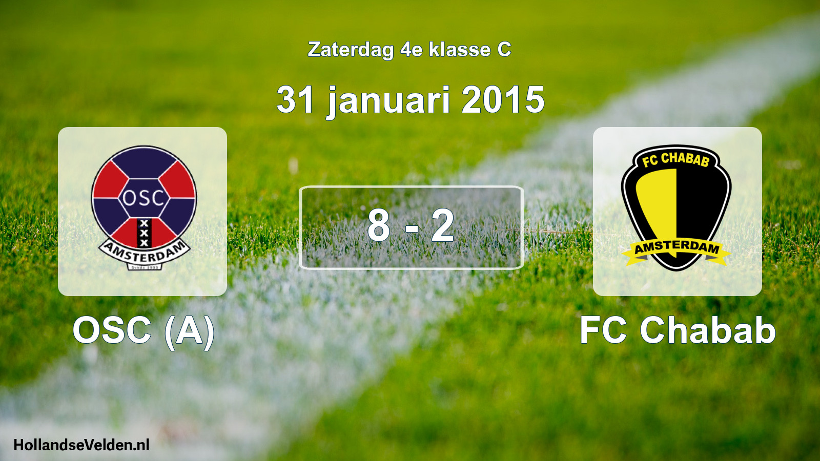 Total number of matches played: OSC (A) - FC Chabab 8 - 2 (31 January 2015)