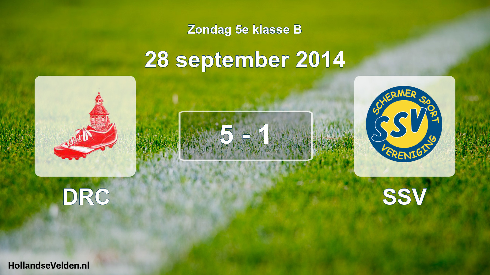 Total number of matches played: DRC - SSV 5 - 1 (28 September 2014)