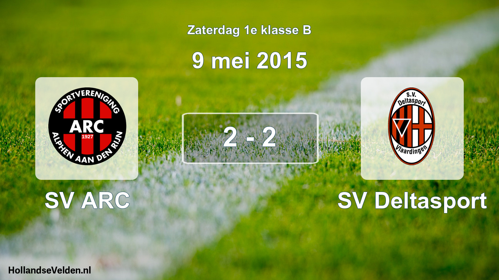 Total number of matches played: SV ARC - SV Deltasport 2 - 2 (9 May 2015)