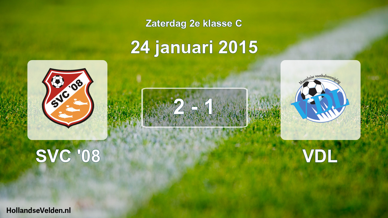 Total number of matches played: SVC '08 - VDL 2 - 1 (24 January 2015)