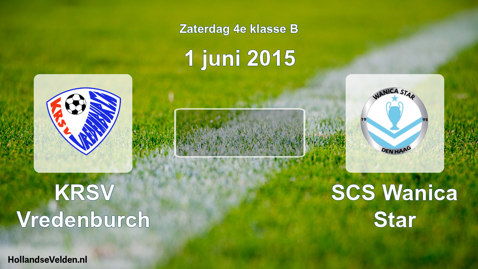 Scheduled Match: KRSV Vredenburch - SCS Wanica Star (1 June 2015)