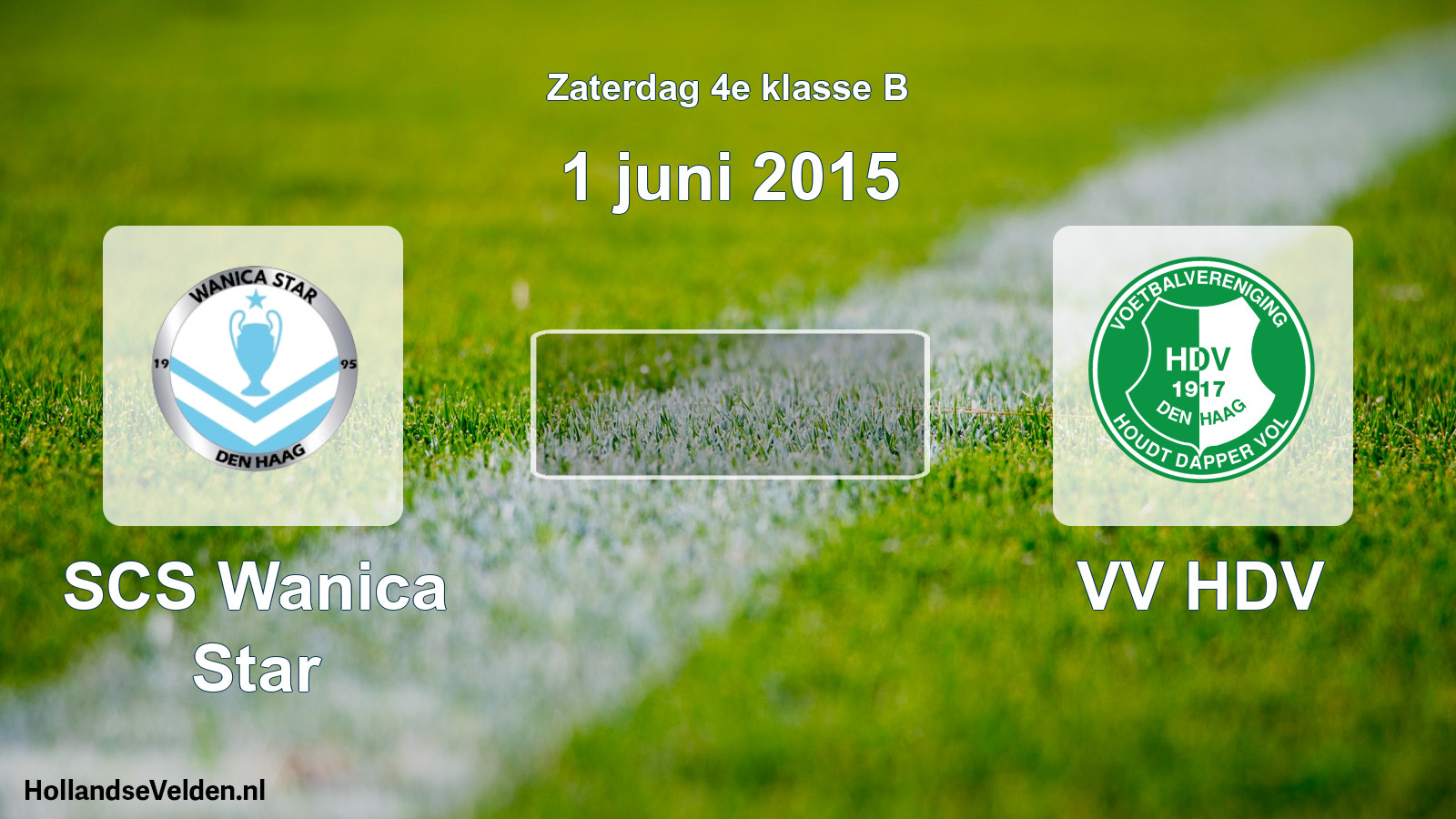 Scheduled Match: SCS Wanica Star - VV HDV (1 June 2015)