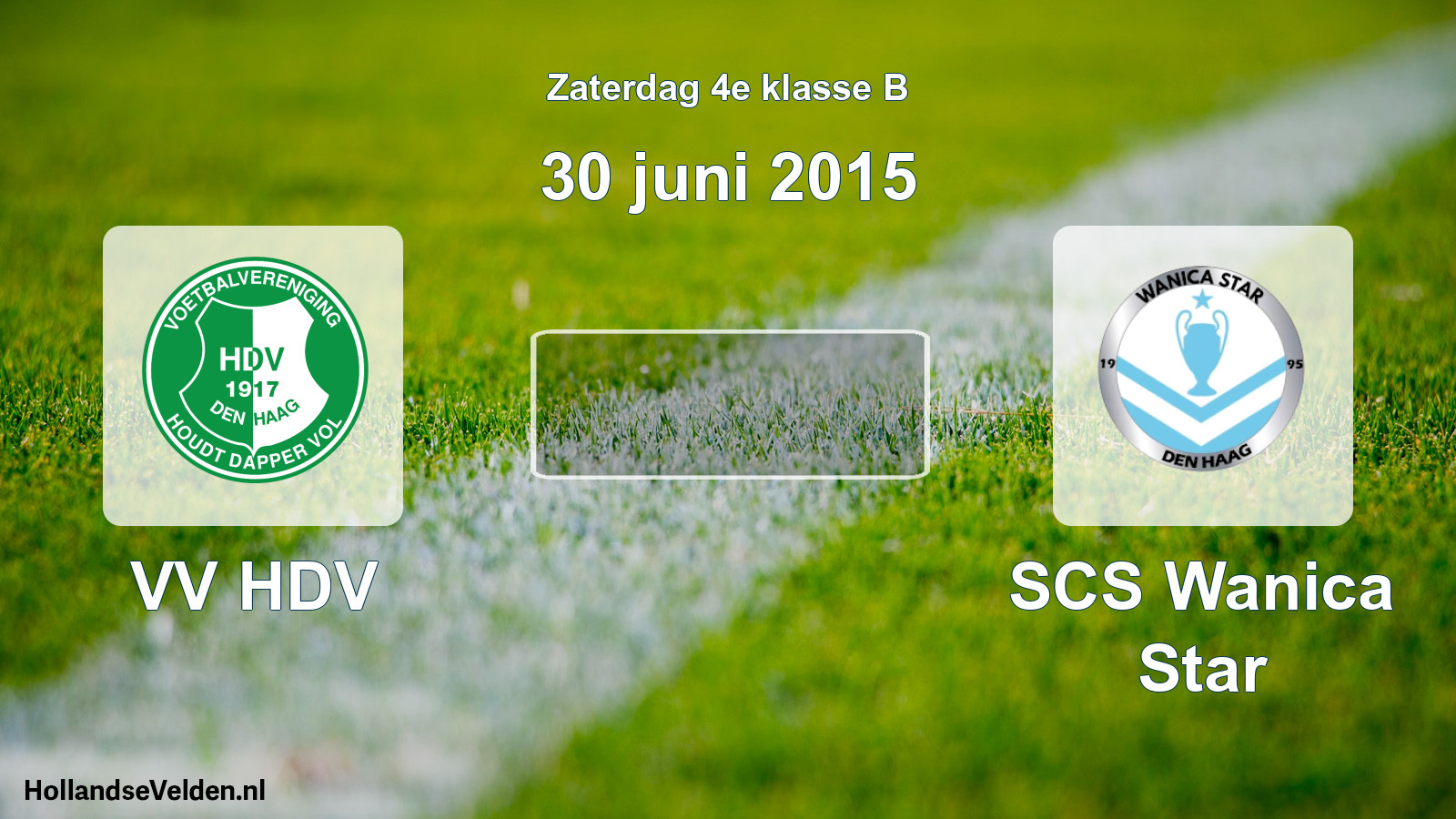 Scheduled Match: VV HDV - SCS Wanica Star (30 June 2015)