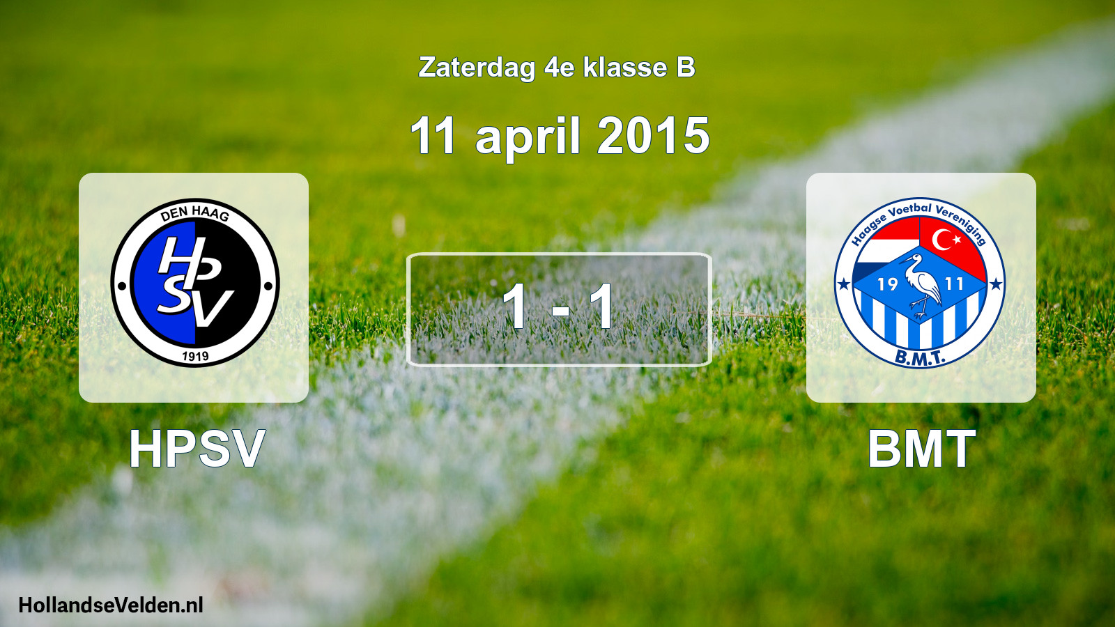 Total number of matches played: HPSV - BMT 1 - 1 (11 April 2015)