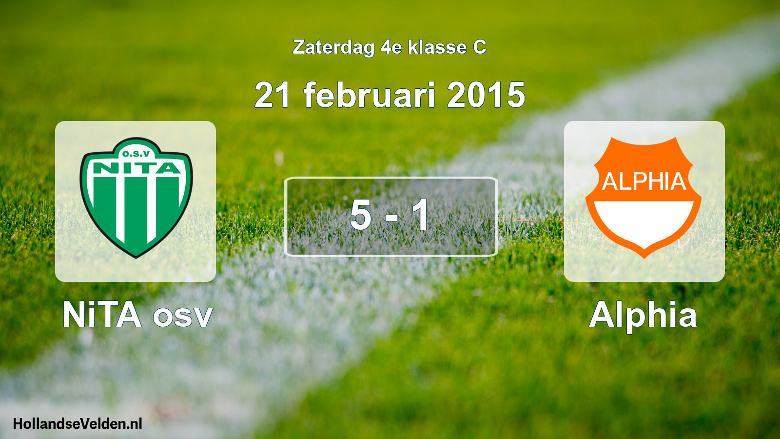 Total number of matches played: NiTA osv - Alphia 5 - 1 (21 February 2015)