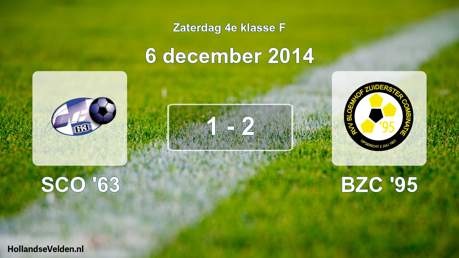 Total number of matches played: SCO '63 - BZC '95 1 - 2 (6 December 2014)