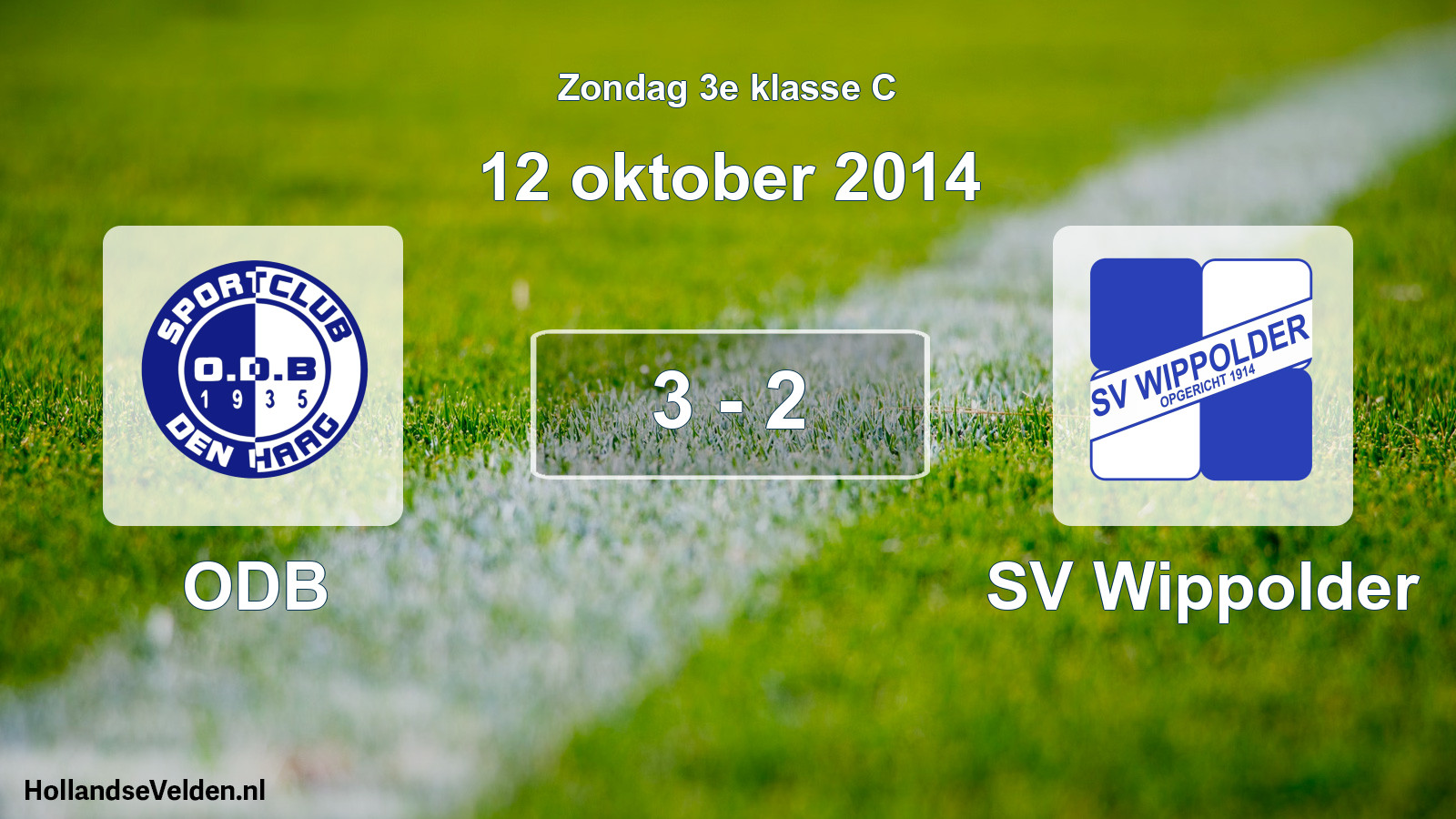 Total number of matches played: ODB - SV Wippolder 3 - 2 (12 October 2014)