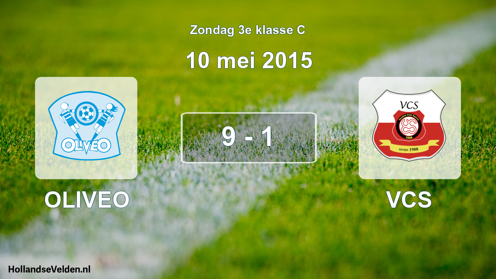 Total number of matches played: OLIVEO - VCS 9 - 1 (10 May 2015)