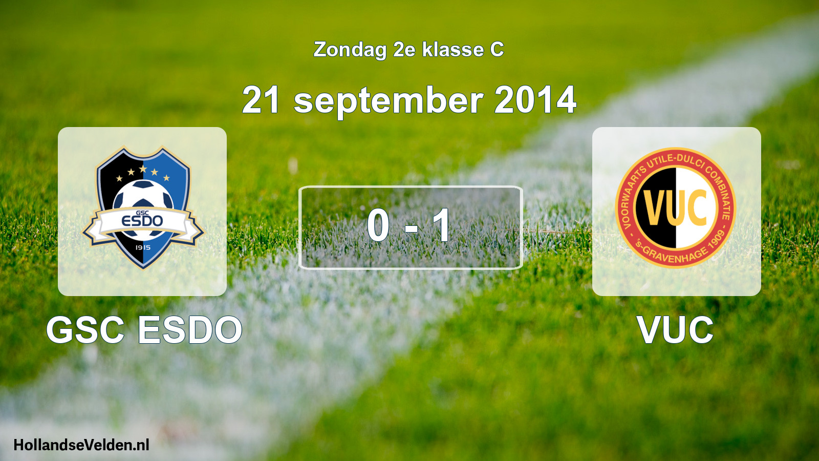Total number of matches played: GSC ESDO - VUC 0 - 1 (21 September 2014)