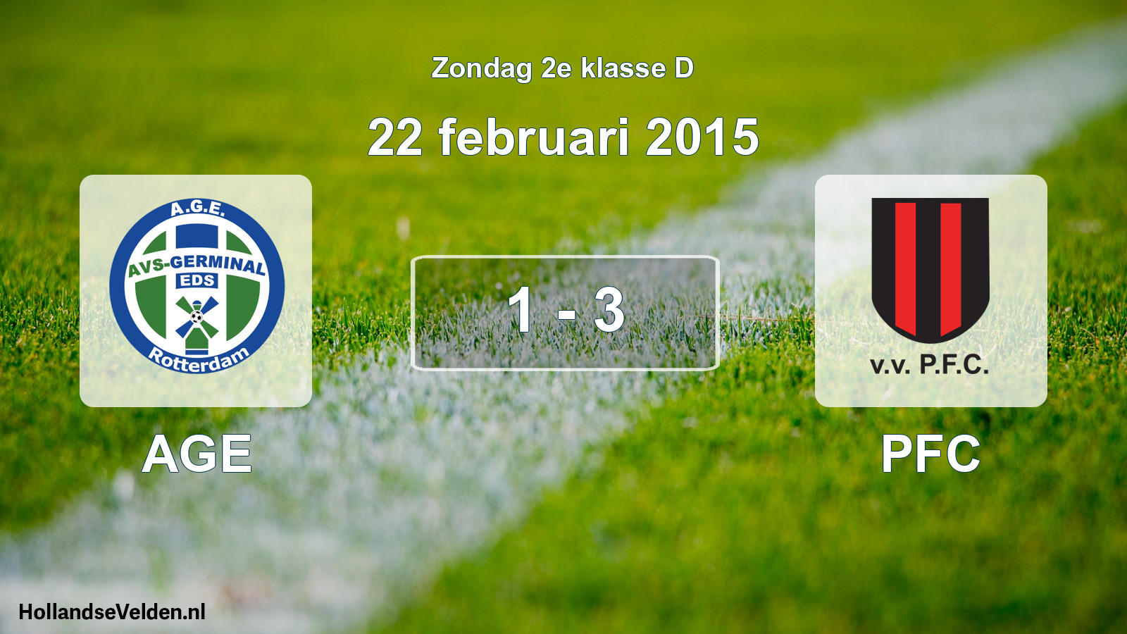 Total number of matches played: AGE - PFC 1 - 3 (22 February 2015)