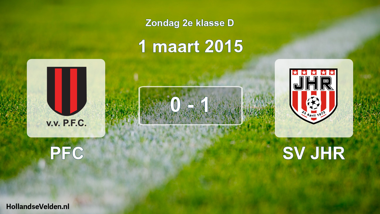 Total number of matches played: PFC - SV JHR 0 - 1 (1 March 2015)
