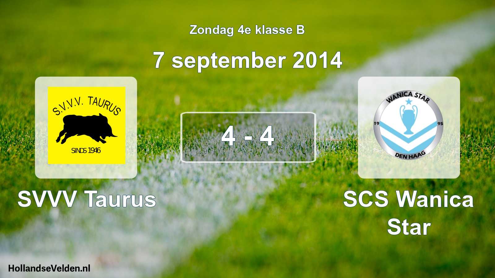 Total number of matches played: SVVV Taurus - SCS Wanica Star 4 - 4 (7 September 2014)