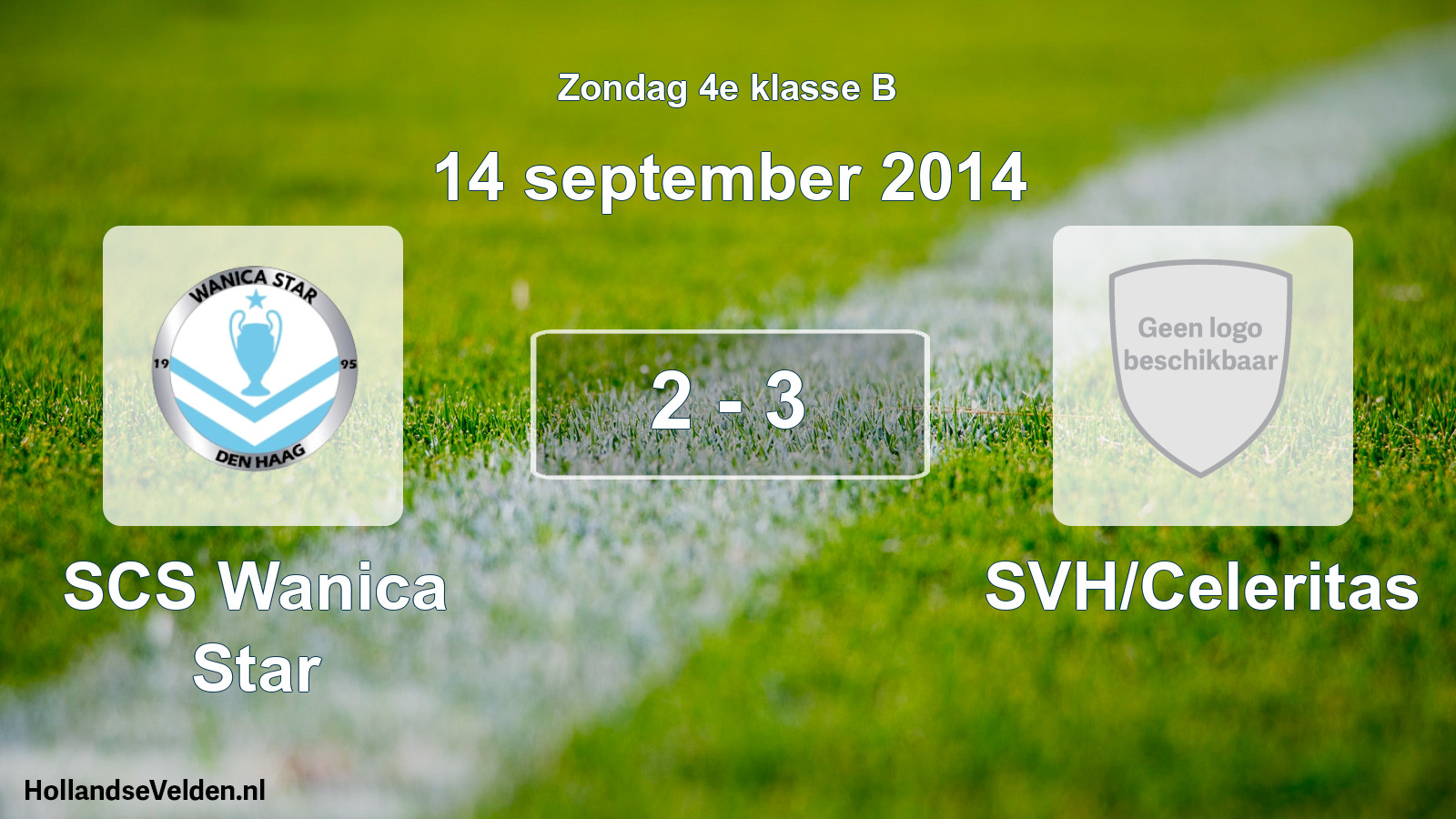Total number of matches played: SCS Wanica Star - SVH/Celeritas 2 - 3 (14 September 2014)