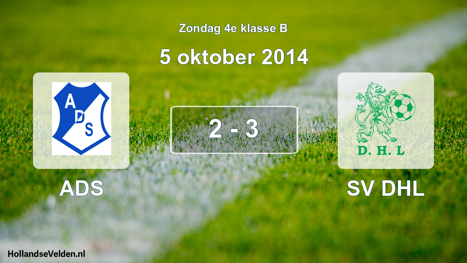 Total number of matches played: ADS - SV DHL 2 - 3 (5 October 2014)
