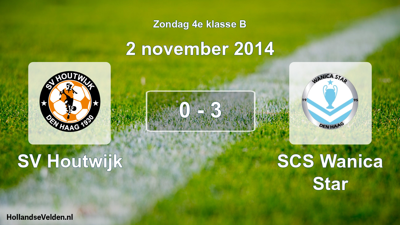 Total number of matches played: SV Houtwijk - SCS Wanica Star 0 - 3 (2 November 2014)