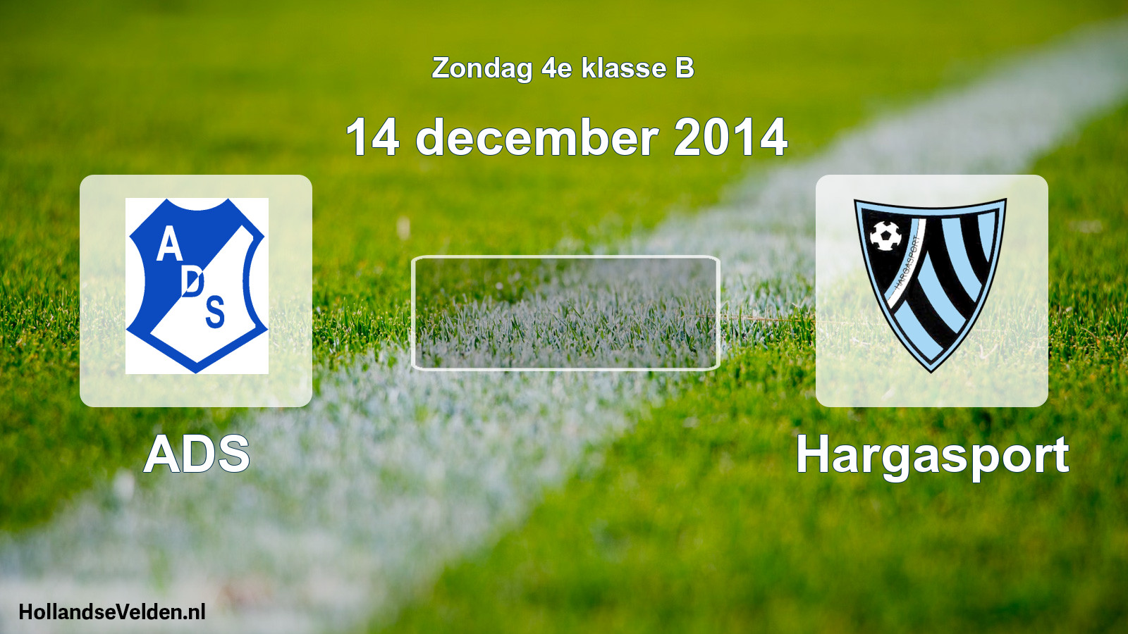 Scheduled Match: ADS - Hargasport (14 December 2014)