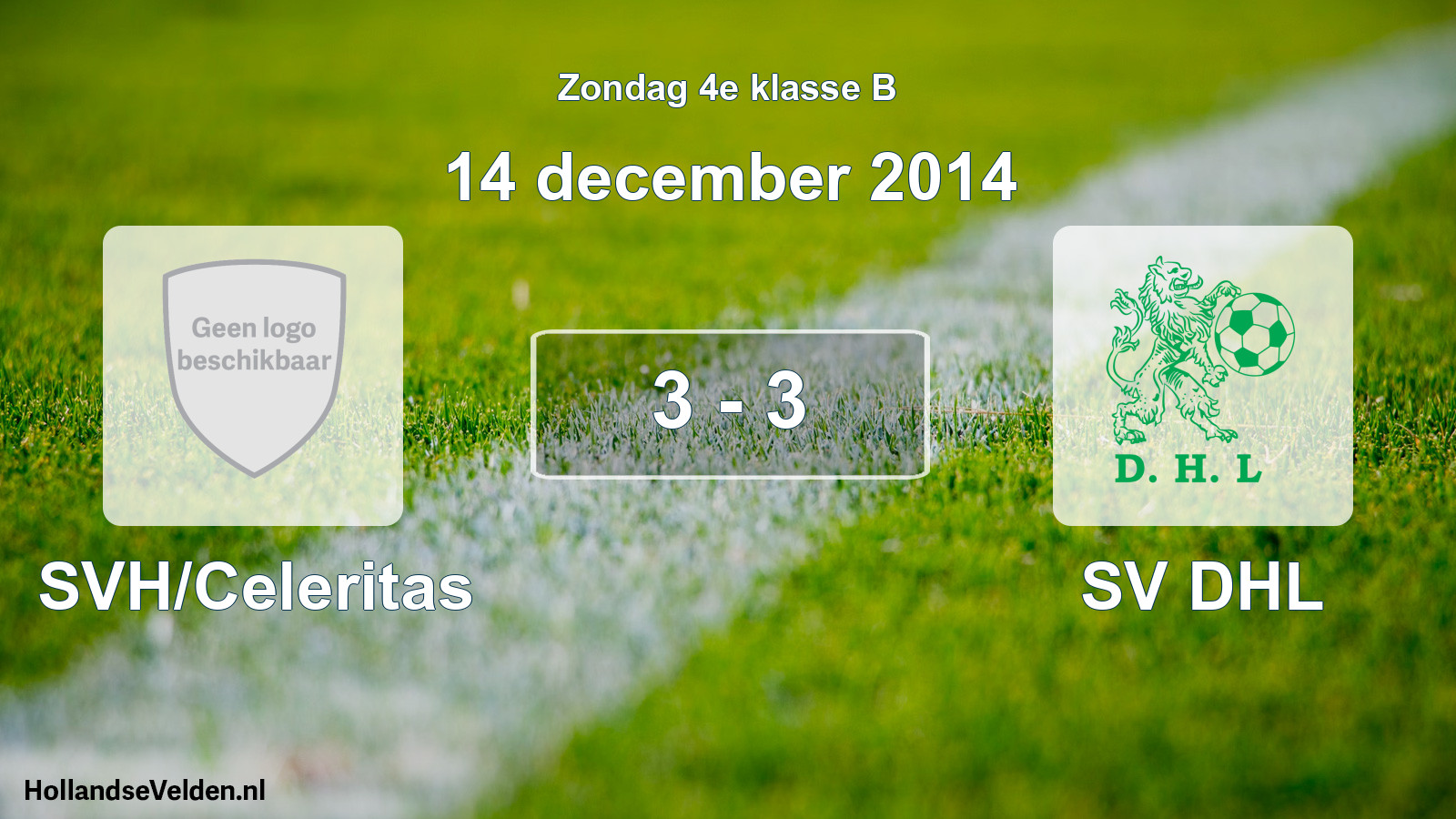 Total number of matches played: SVH/Celeritas - SV DHL 3 - 3 (14 December 2014)