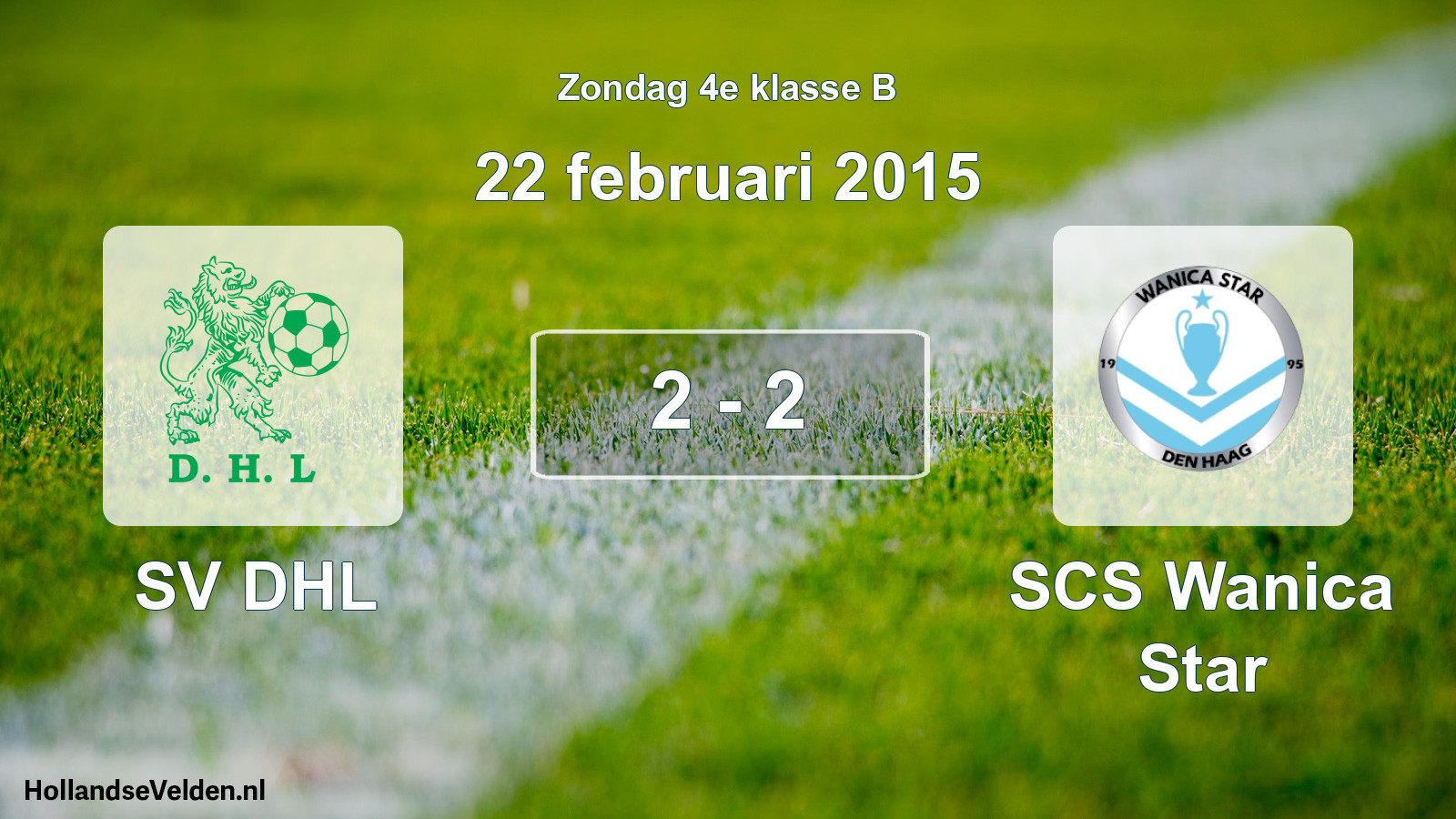 Total number of matches played: SV DHL - SCS Wanica Star 2 - 2 (22 February 2015)