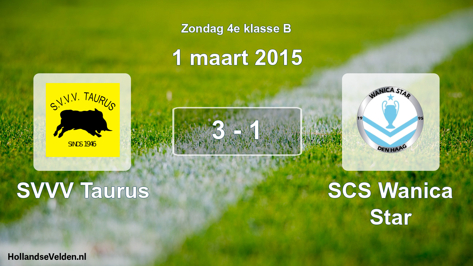 Total number of matches played: SVVV Taurus - SCS Wanica Star 3 - 1 (1 March 2015)